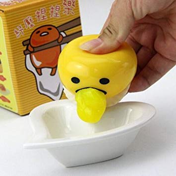 Squishy Toys Stress Reliever Stress Reliever Relieve Stress Squishy Vomitive Egg Yolk Stress Reliever Fun...