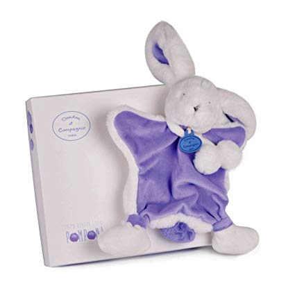 Dou Dou et Compagnie Soothing Lovie Blanket for Baby Lavender