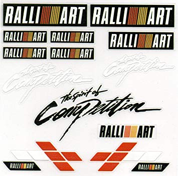 RALLI ART Ralliart PVC Car Sticker