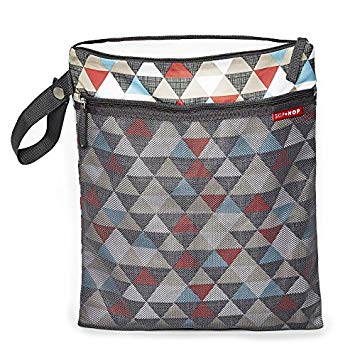 Skip Hop Grab and Go Wet-Dry Bag, Triangles