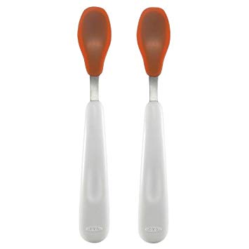 OXO Tot Feeding Spoon Set, Orange (Discontinued by Manufacturer)