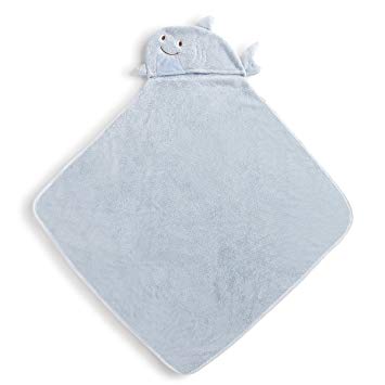 Demdaco Baby Hooded Bath Towel, Shark