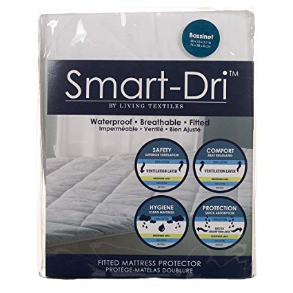 Living Textiles Smart-Dri Waterproof Mattress Protector - Change Pad Cover