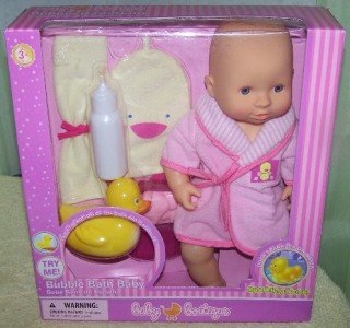 Baby Boutique Bubble Bath Baby Doll